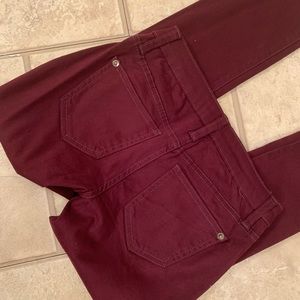 Maroon Jeans. NEVER WORN